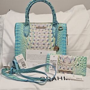 Brahmin Cotton Candy Small Caroline  Set - Carried one time